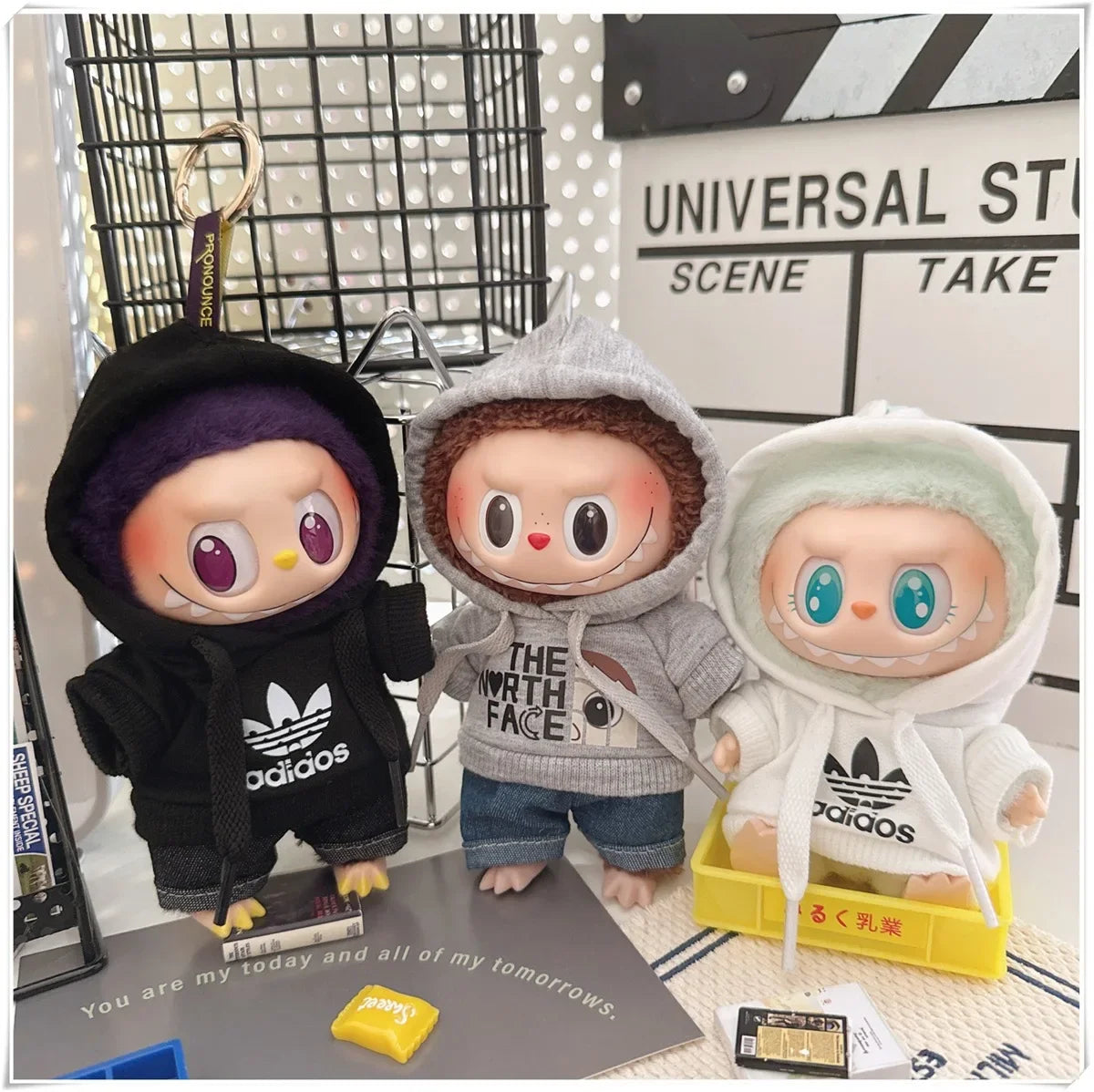 15/17cm Labubu Doll Clothing Accessory