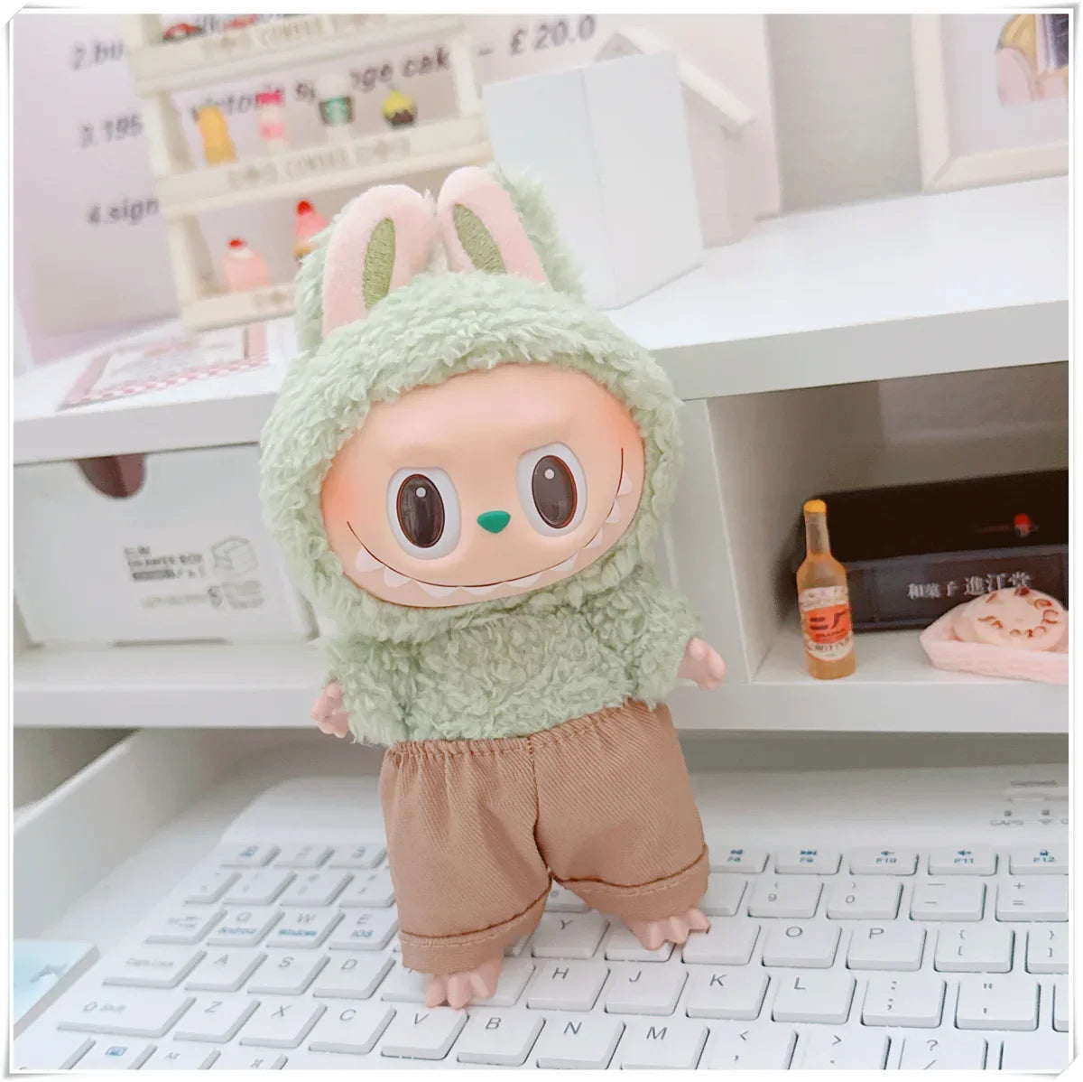 15/17cm Labubu Doll Clothing Accessory
