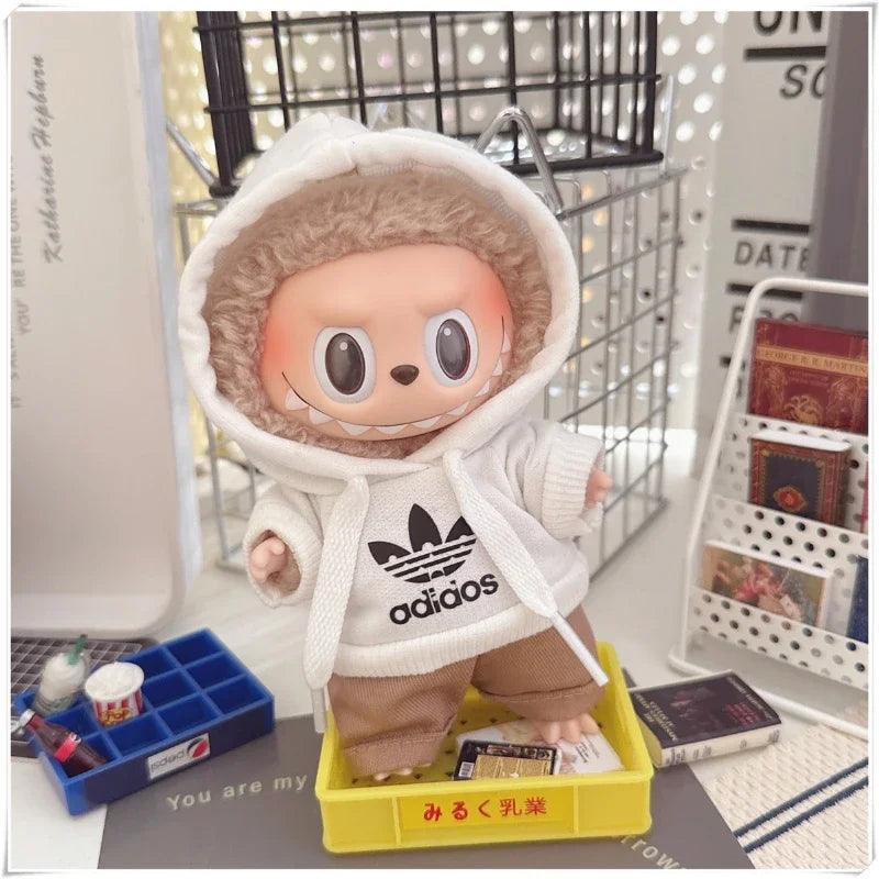 15/17cm Labubu Doll Clothing Accessory