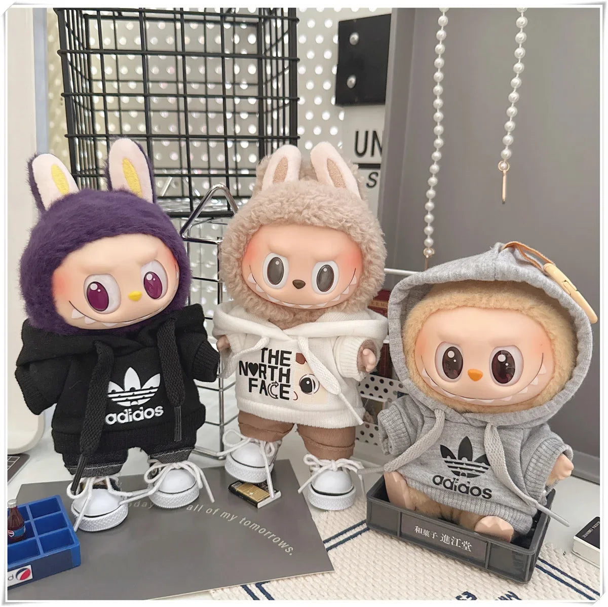 15/17cm Labubu Doll Clothing Accessory