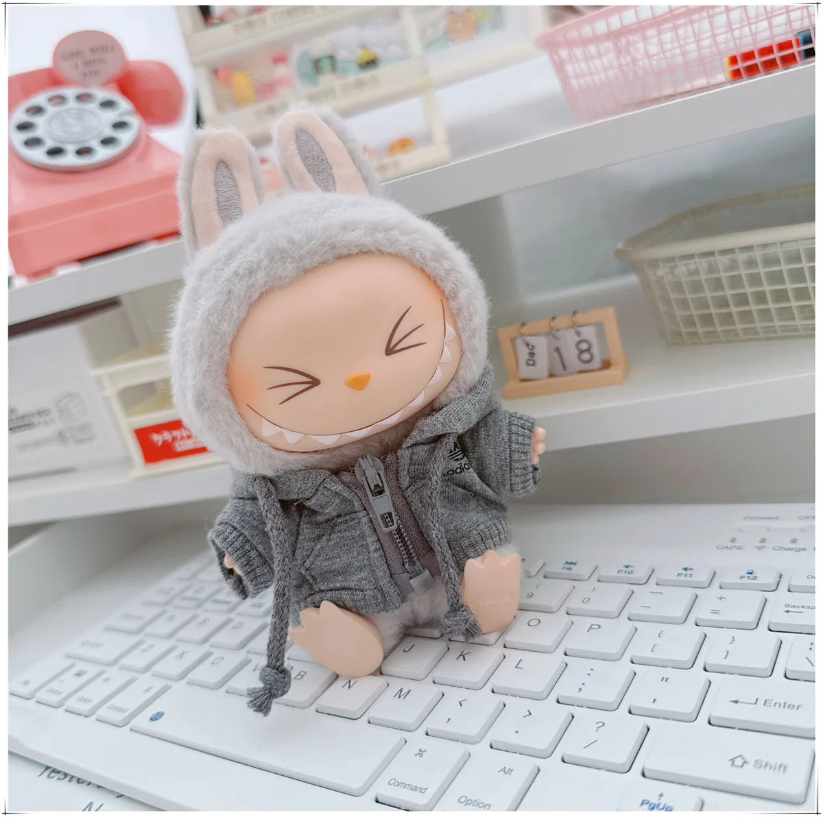 15/17cm Labubu Doll Clothing Accessory