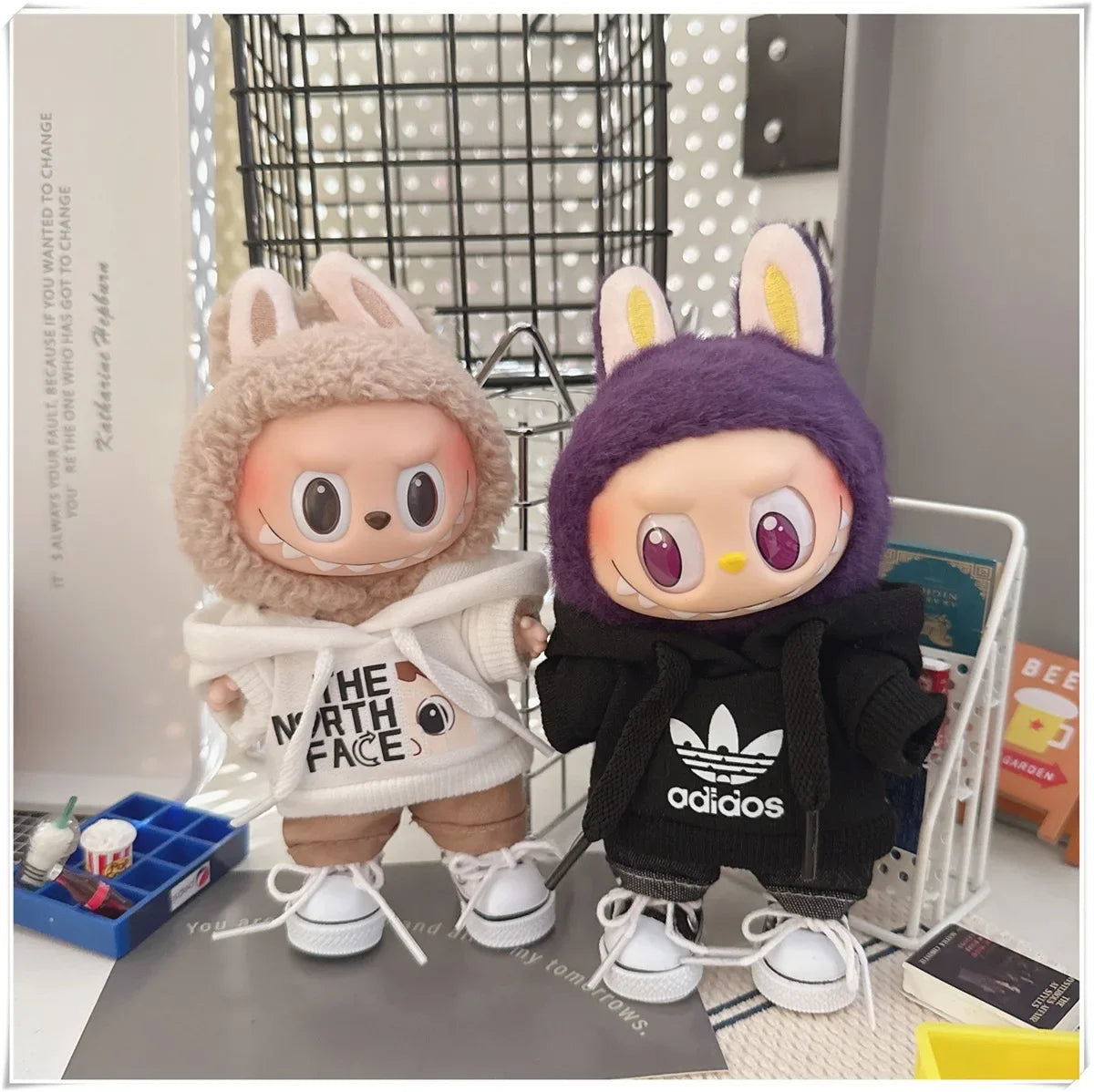 15/17cm Labubu Doll Clothing Accessory