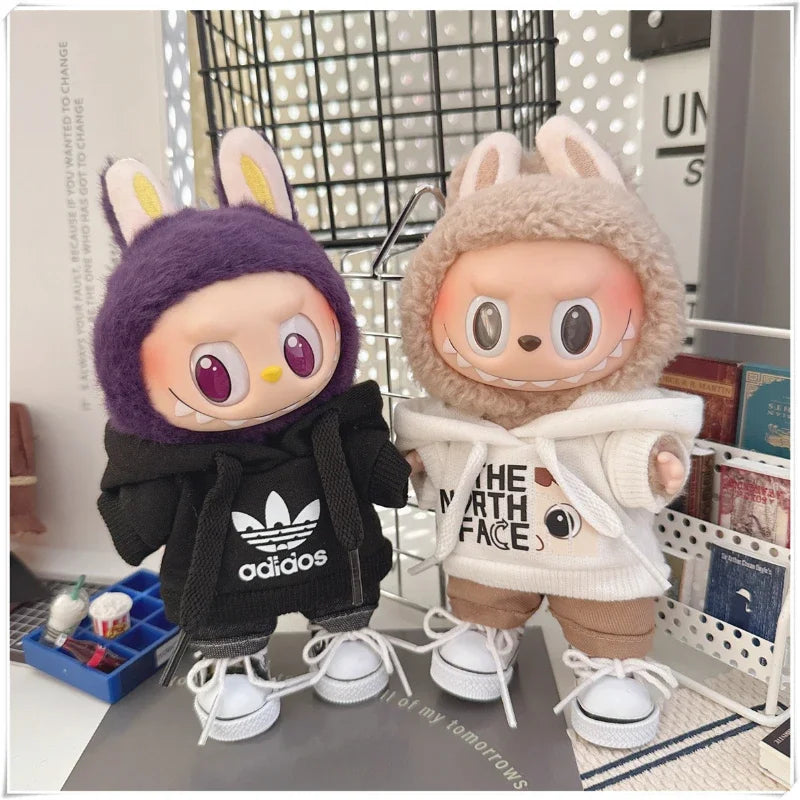 15/17cm Labubu Doll Clothing Accessory