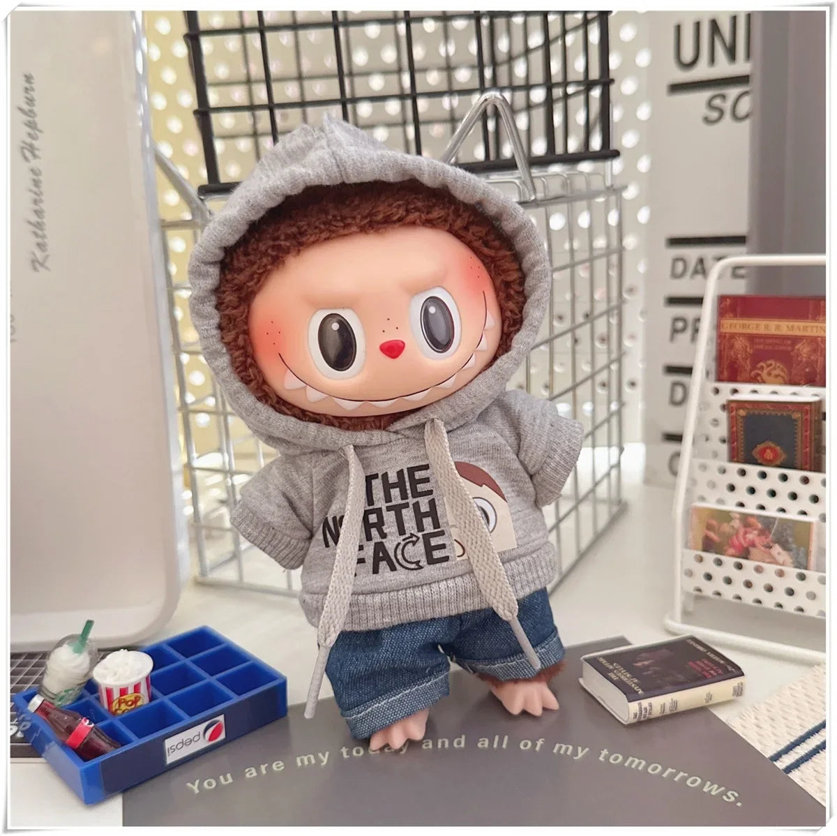 15/17cm Labubu Doll Clothing Accessory