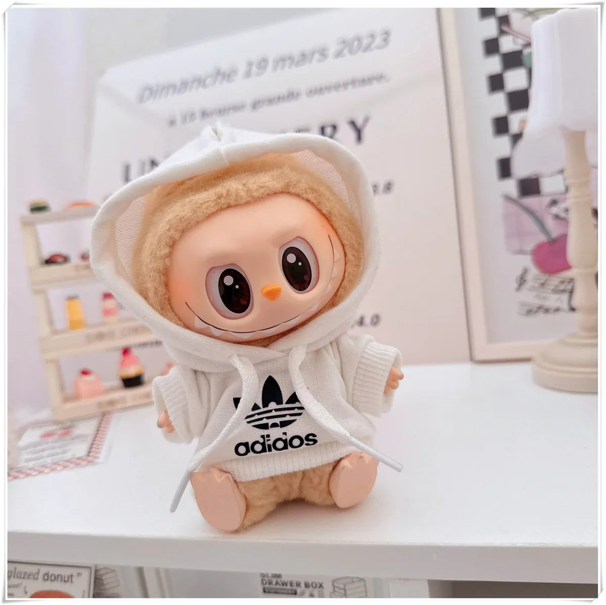 15/17cm Labubu Doll Clothing Accessory