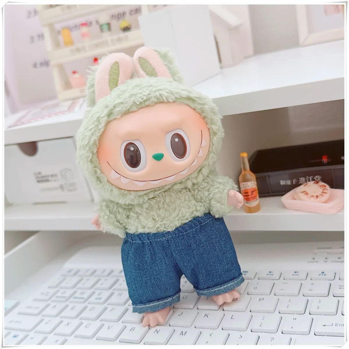 15/17cm Labubu Doll Clothing Accessory