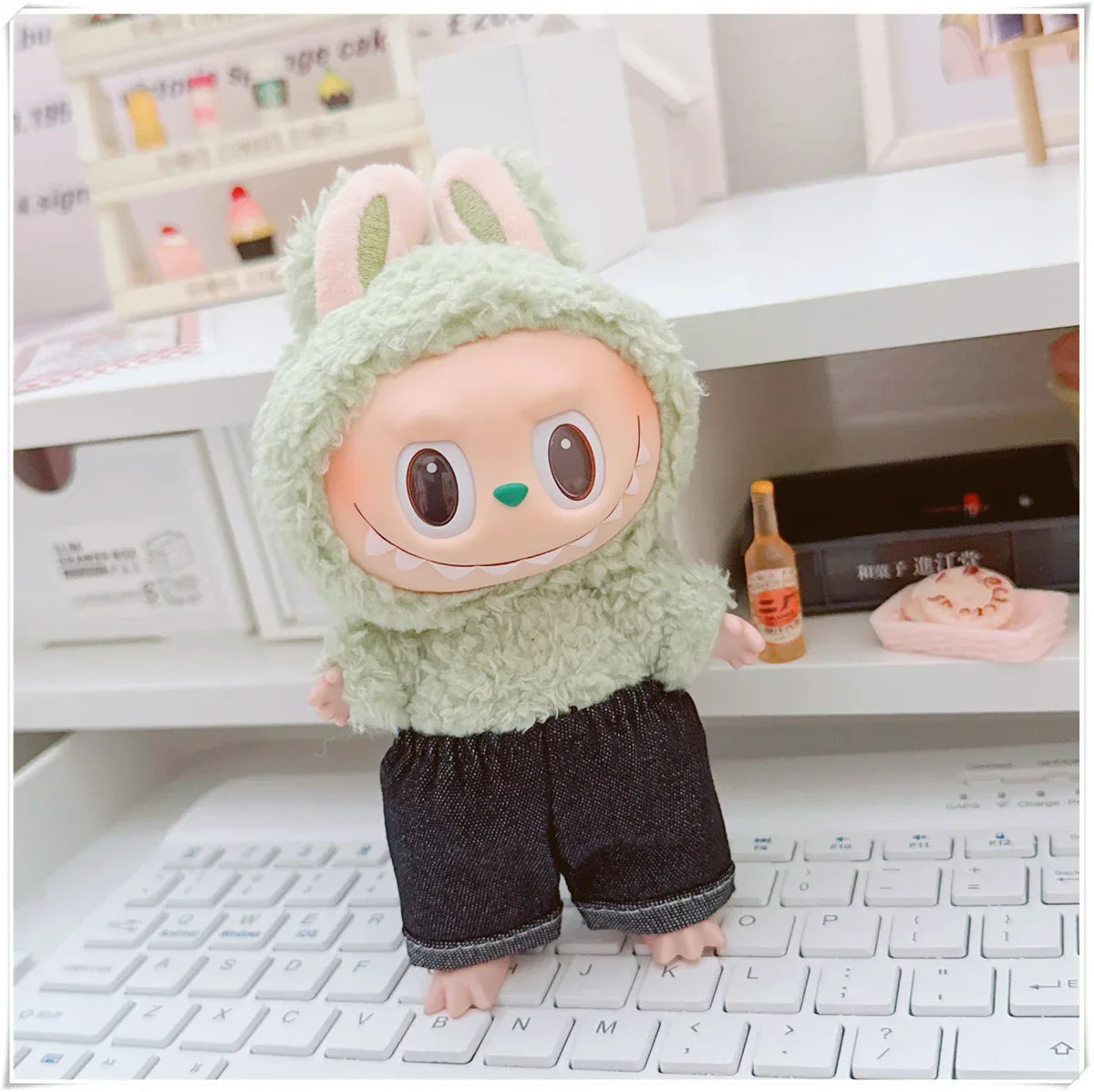 15/17cm Labubu Doll Clothing Accessory