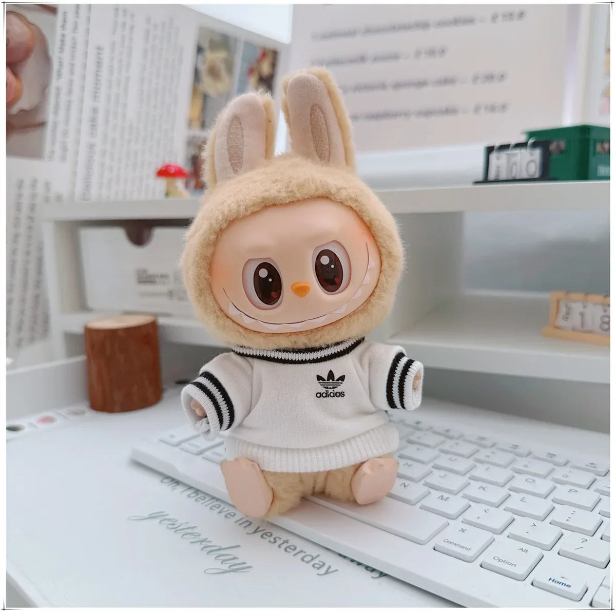15/17cm Labubu Doll Clothing Accessory