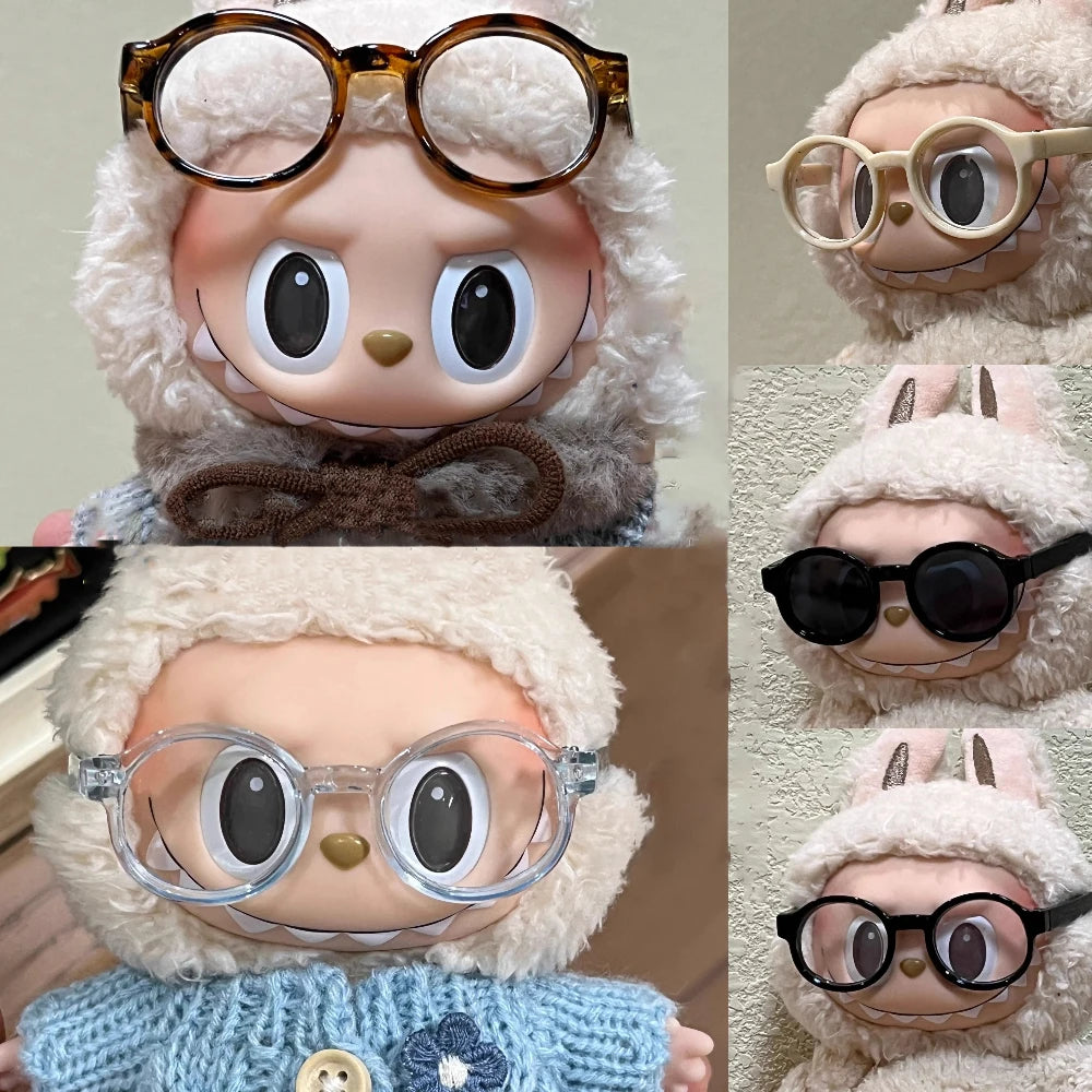 Labubu 6.5cm Transparent Plastic Glasses